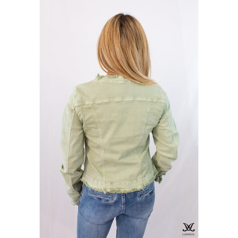 Olive Classic Jean Jacket