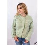 Olive Classic Jean Jacket