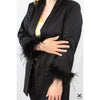 Black Feather Blazer
