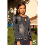 Lake Como Embellished Denim Jacket