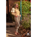 Adrianna Ivory Embellished Crop Sweater- Lunisol Store