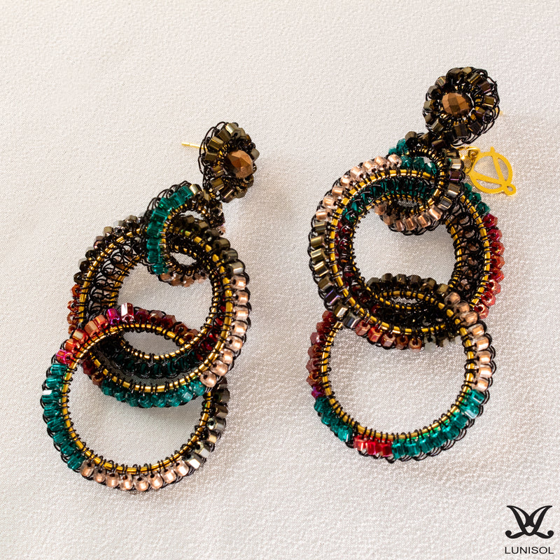 Brasilia Brazilian Handmade Double Hoop Earring