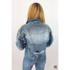 Studded Crop Jean Jacket