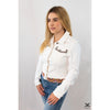 White Bohemian Tassel Jean Jacket