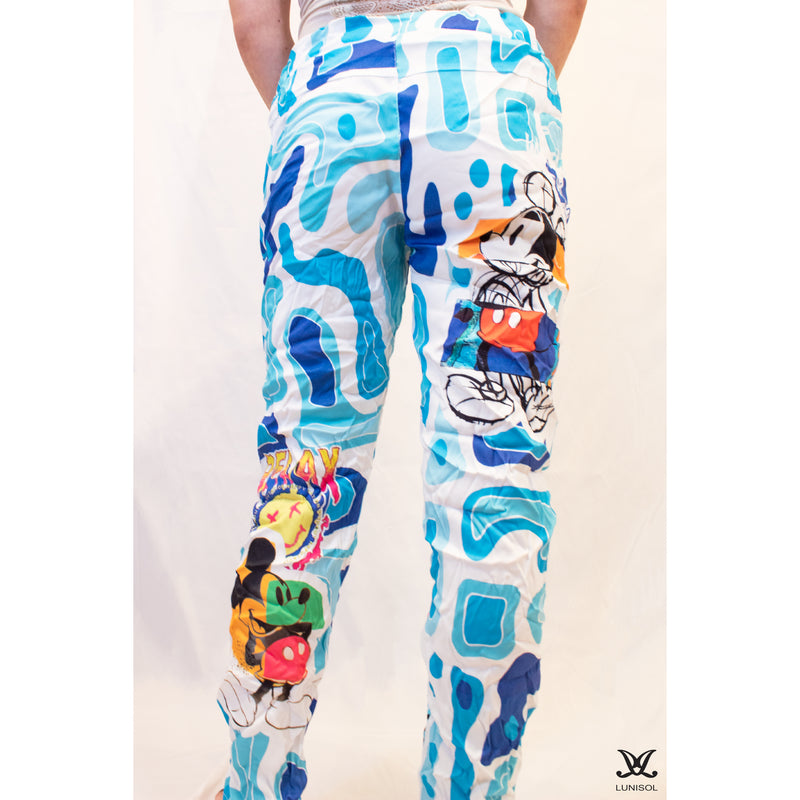 Mickey Circular Print Joggers