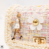 Emma Mini Cream Tweed Bag