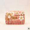Hannah Mini Pink Tweed Bag