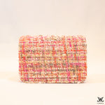 Hannah Mini Pink Tweed Bag